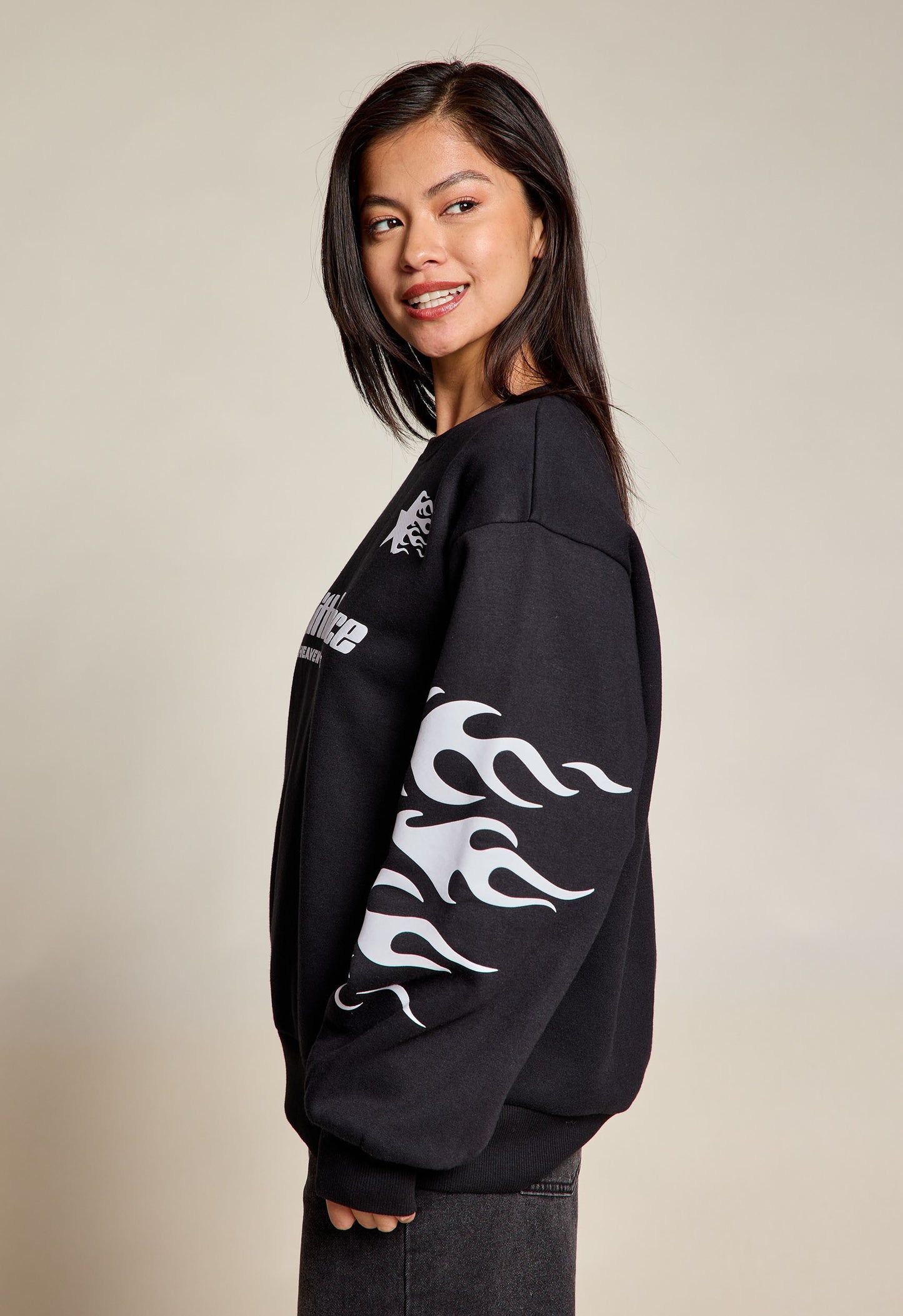 Faith Race - Heaven’s Pace Flame Crewneck