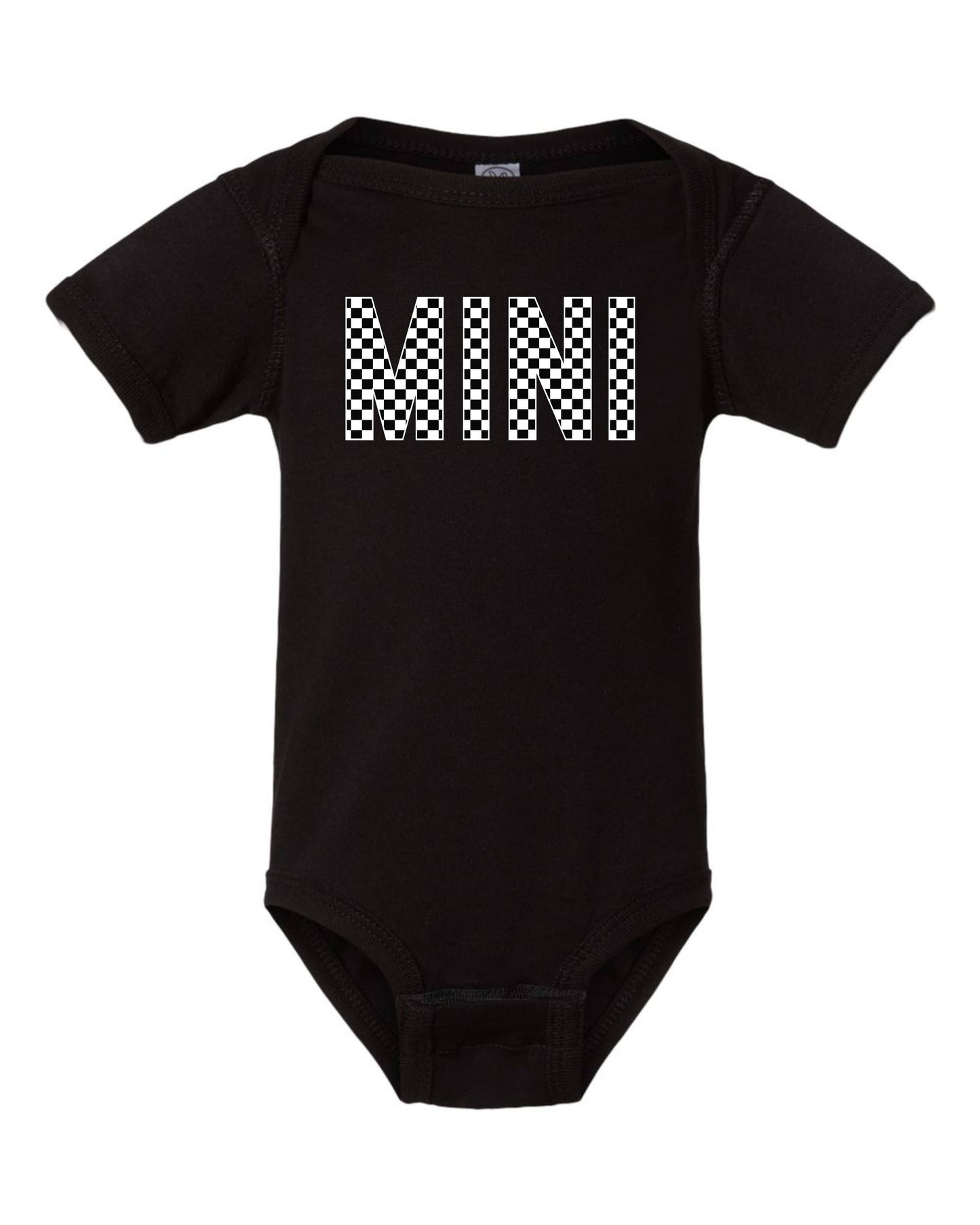 CHECKERED MINI SHIRT ONESIE
