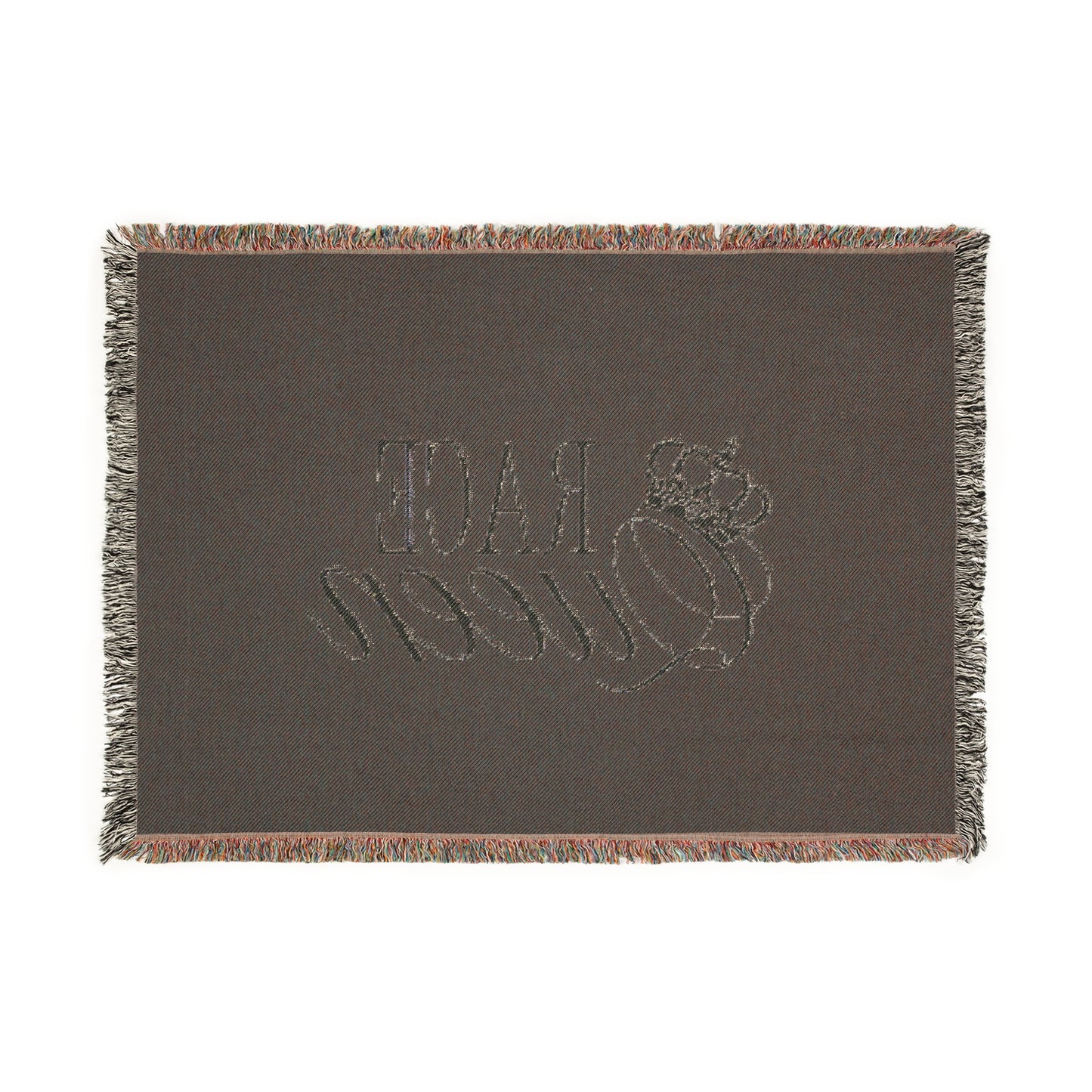 RACE QUEEN - Woven Throw Blanket
