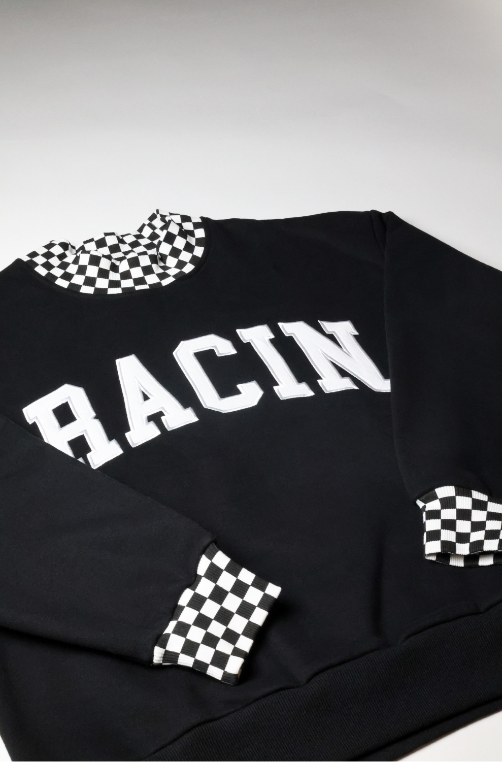 RACIN Checkered Mockneck