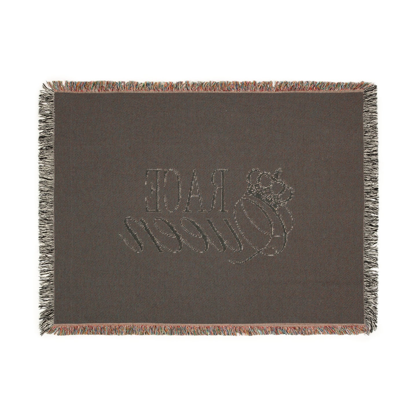 RACE QUEEN - Woven Throw Blanket