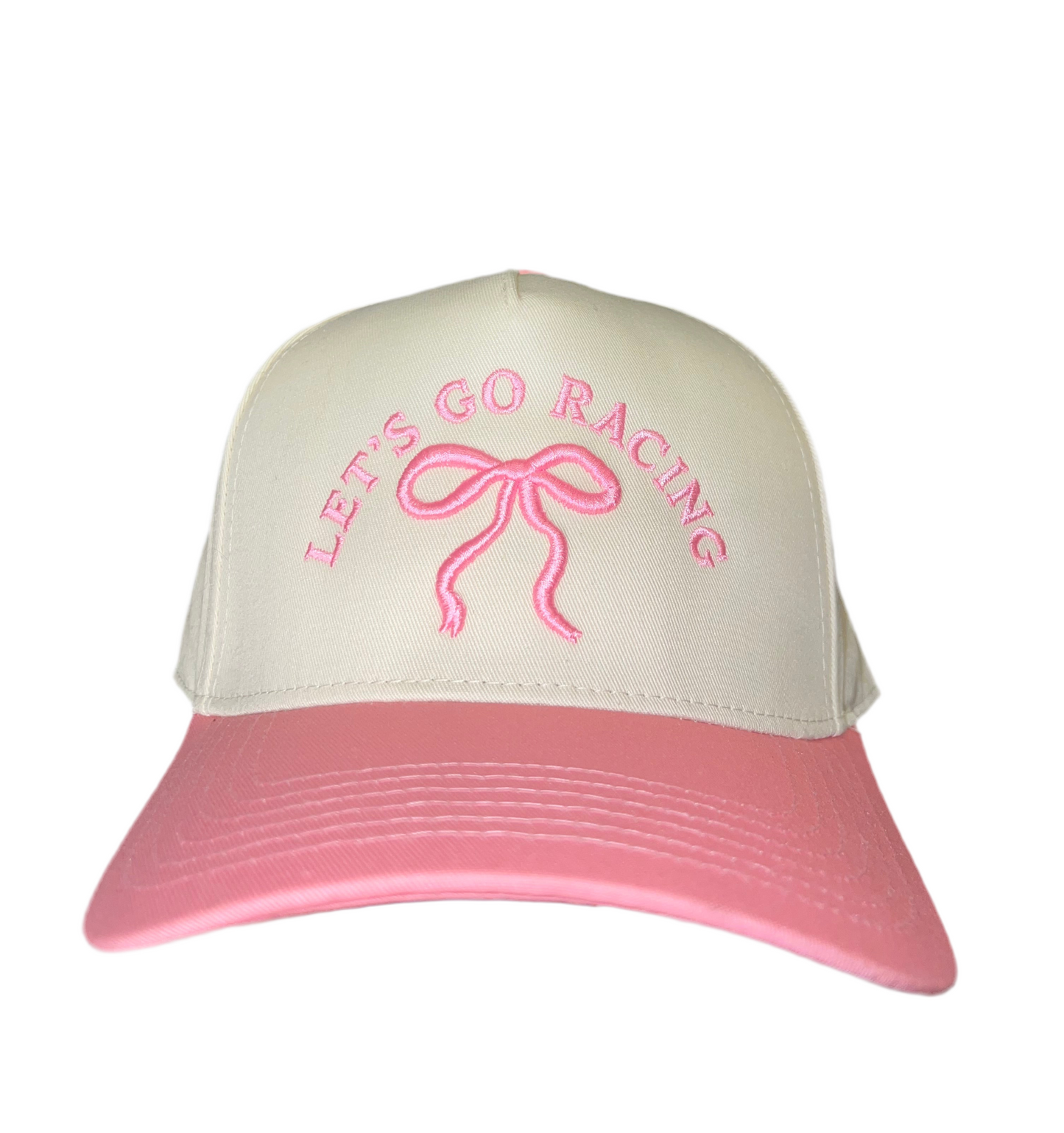 RACE QUEEN COUTURE “Let’s Go Racing” - Pink Snapback Hat