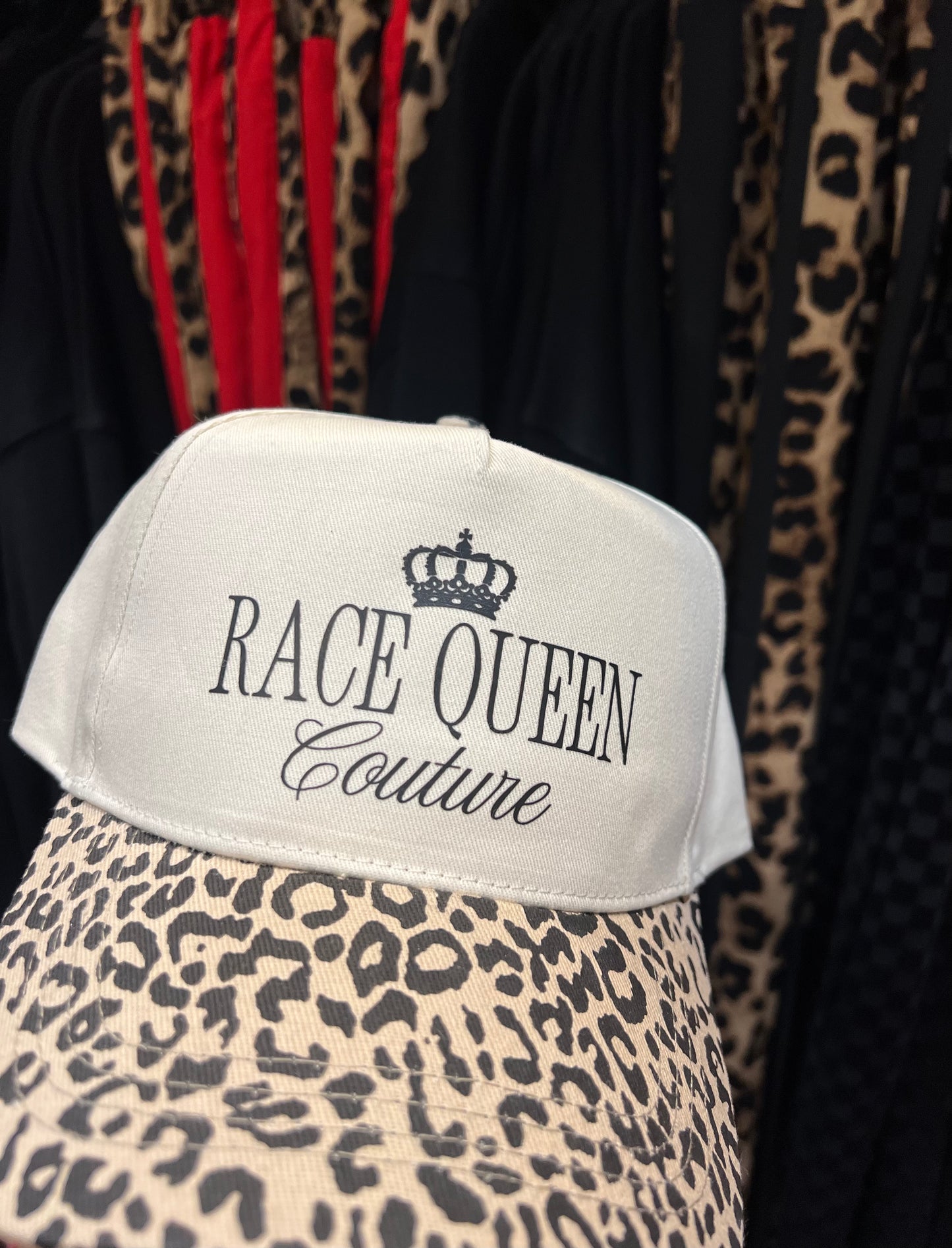 RACE QUEEN COUTURE - Cheetah Hat