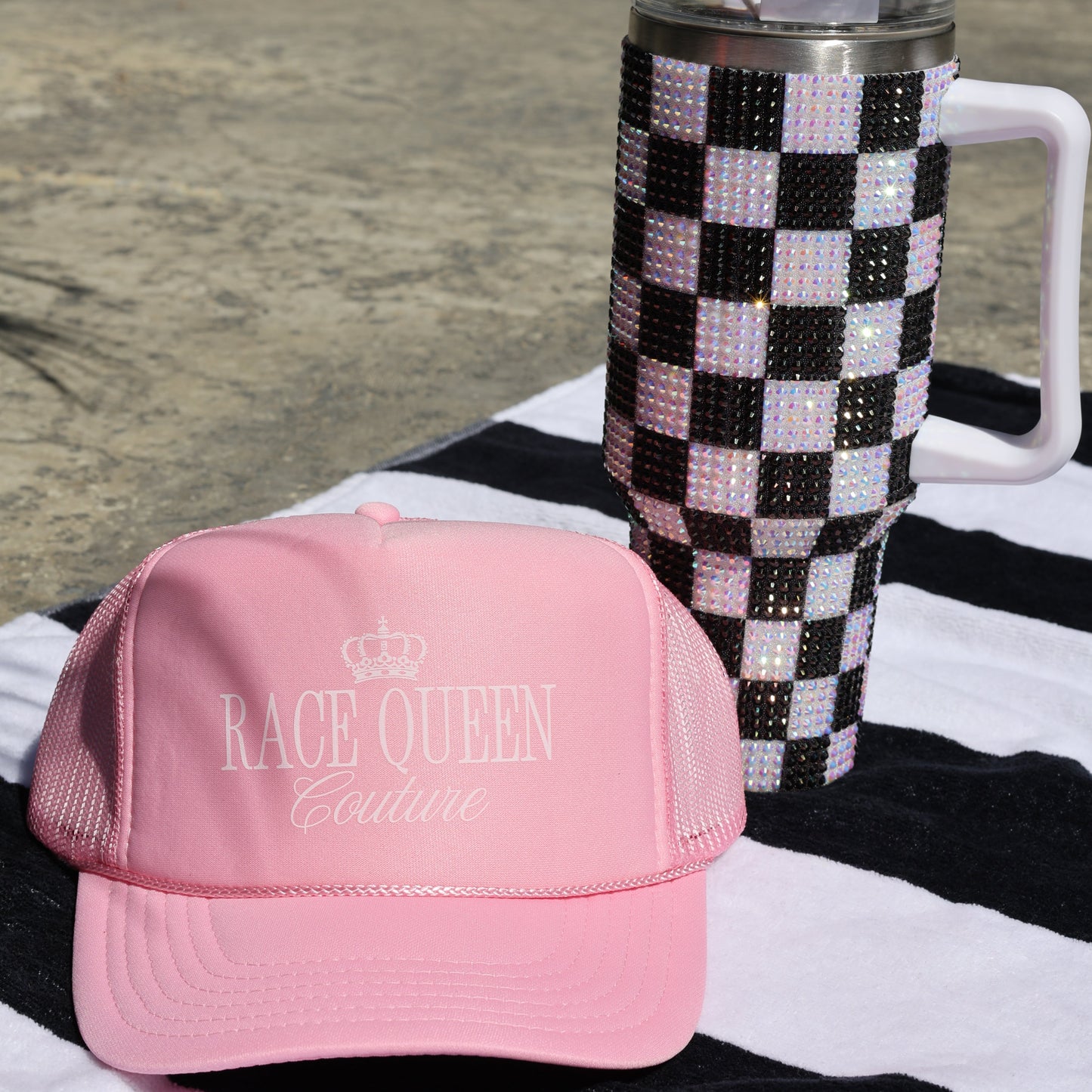 RACE QUEEN COUTURE Colored Trucker Hats