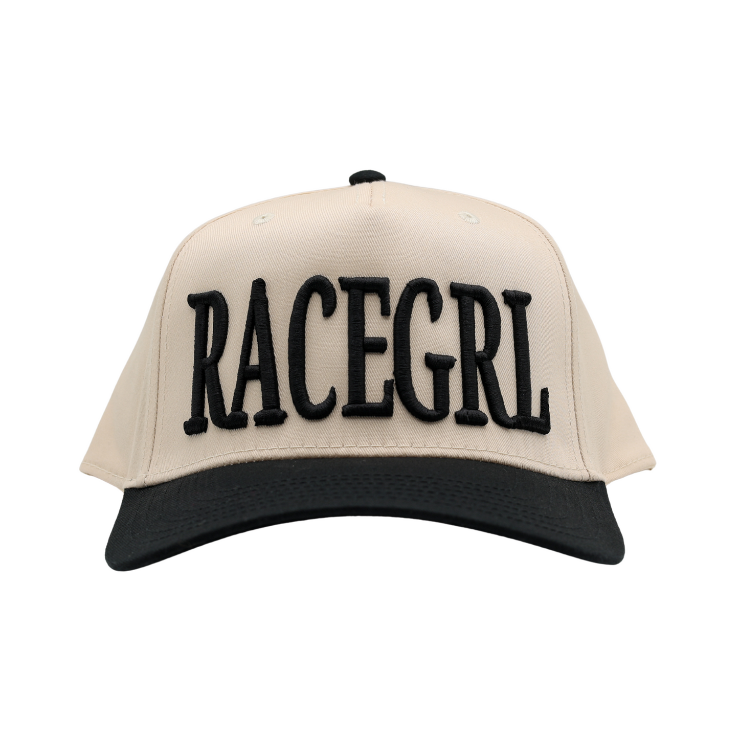 RACE QUEEN COUTURE "RACEGRL" Black Snapback Hat