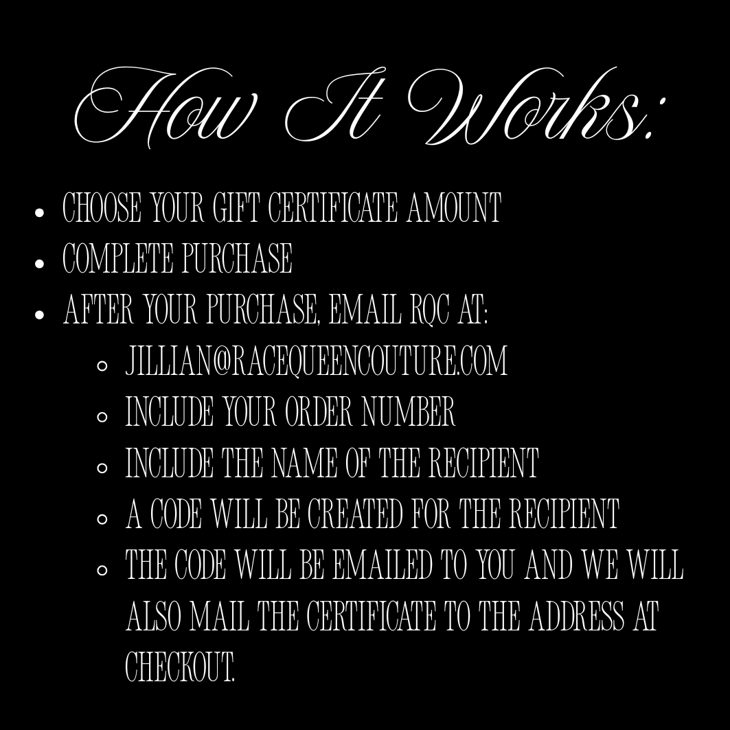 RQC Gift Certificate