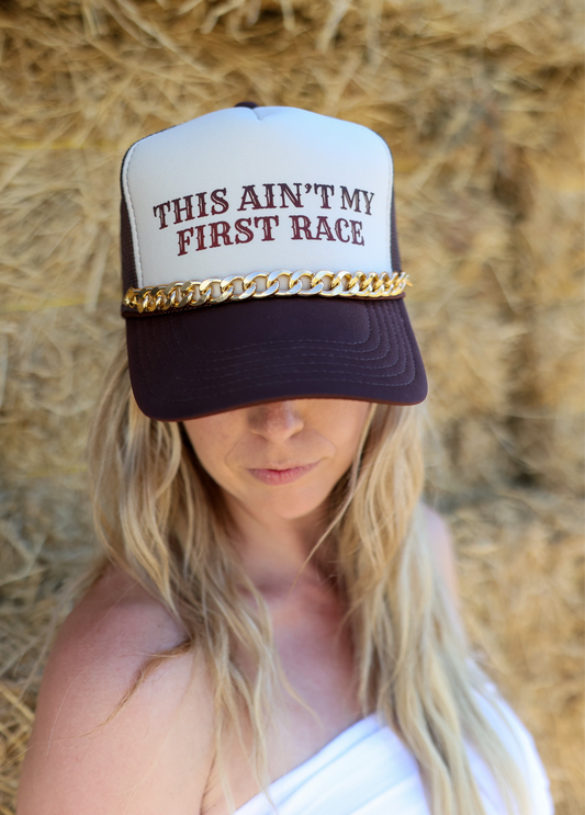 RACE QUEEN COUTURE “This Ain’t My First Race” Hat