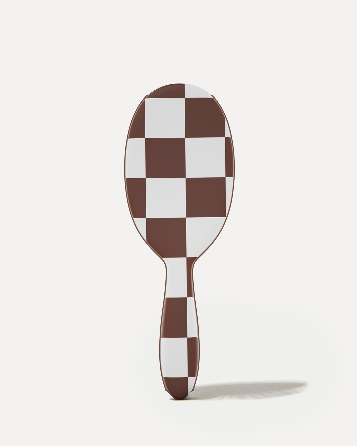 Checkered Brown FRAMAR Detangling Wet Hair Brush