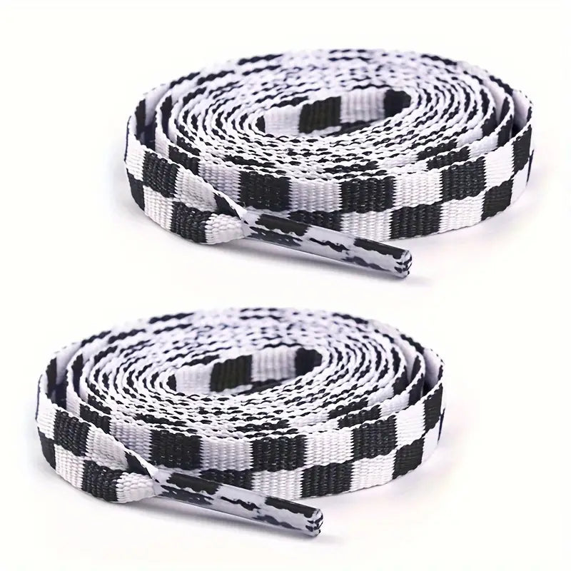 Checkered Shoelaces - Set of 2