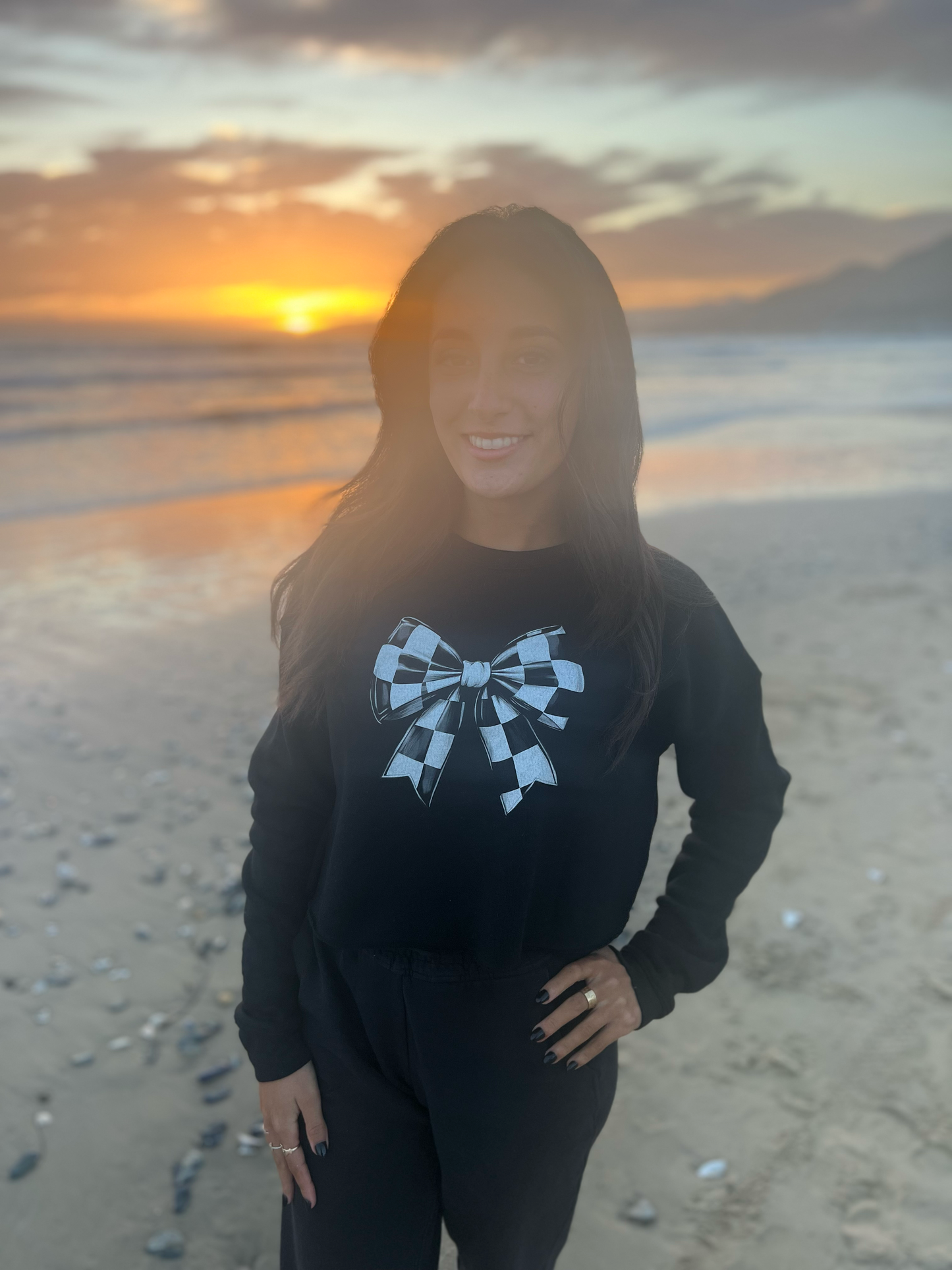 RACE QUEEN "Jilly"- Cropped Sweatshirt