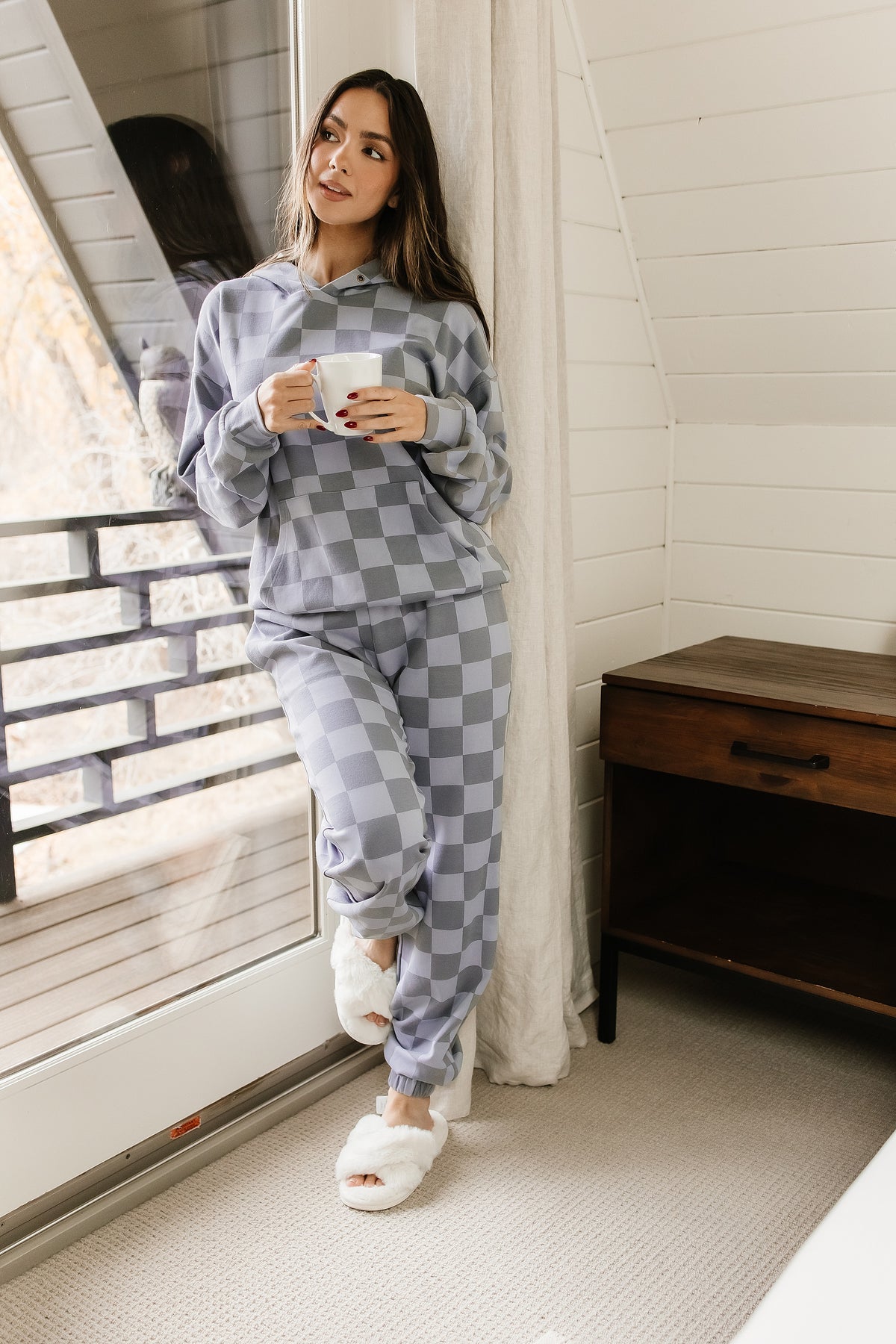 Checkered Joggers - In The Moment *PRE-ORDER^