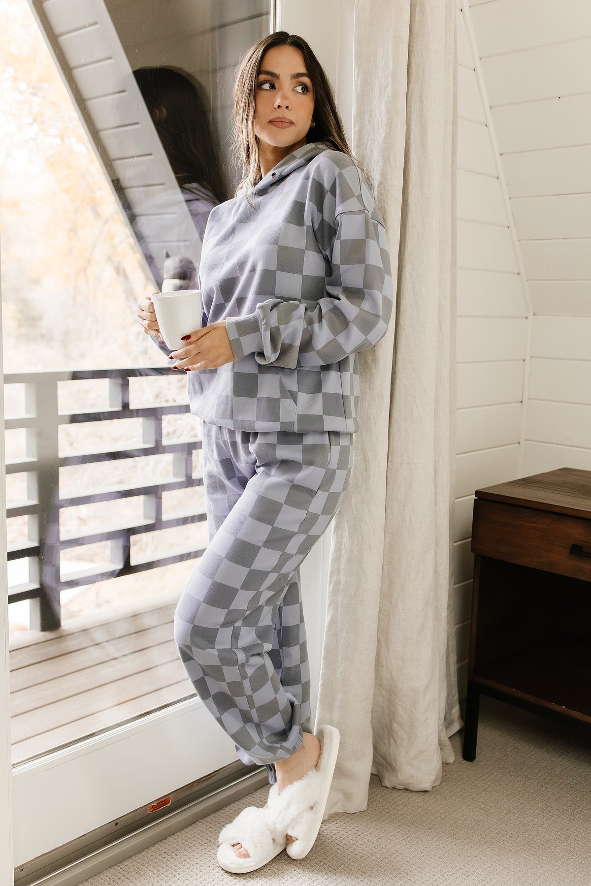 Checkered Joggers - In The Moment *PRE-ORDER^