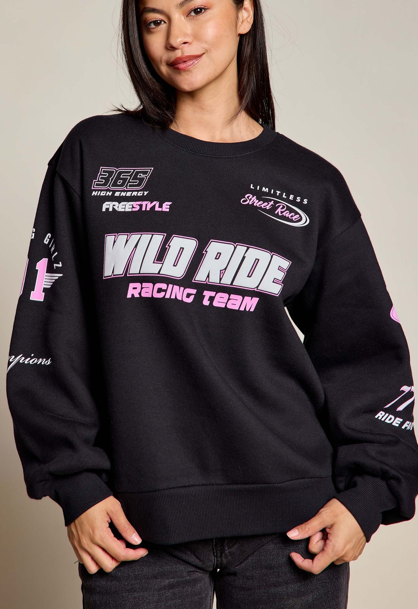 Wild Ride Racer Crewneck