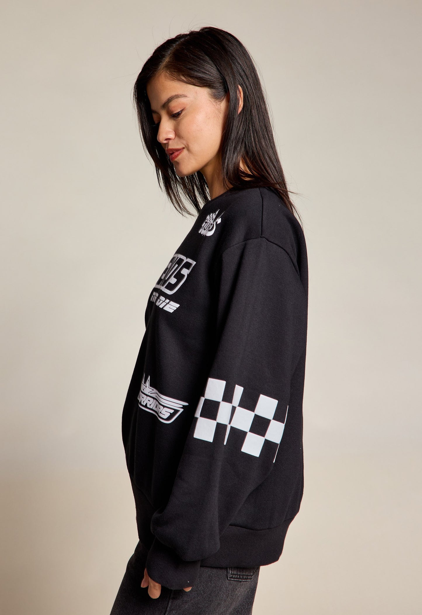 Legends Checkered Racer Crewneck