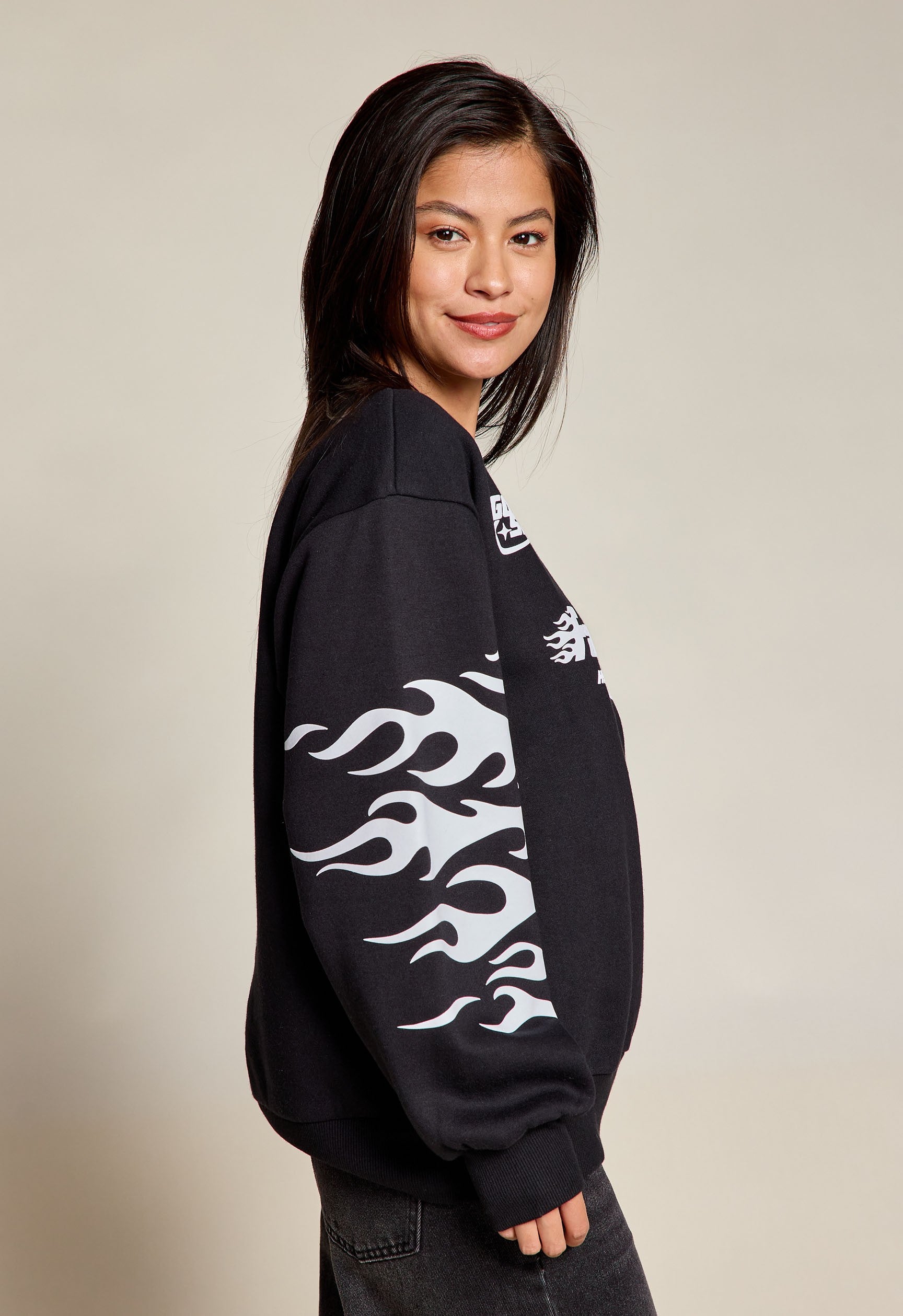 Faith Race - Heaven's Pace Flame Crewneck – RACE QUEEN COUTURE