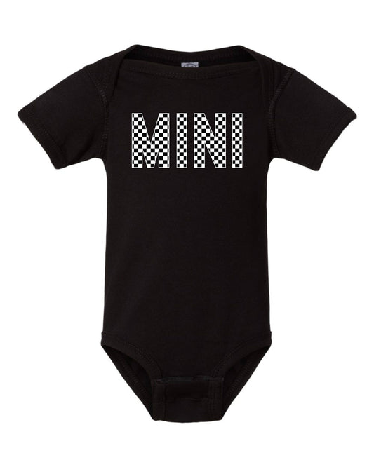 CHECKERED MINI SHIRT ONESIE