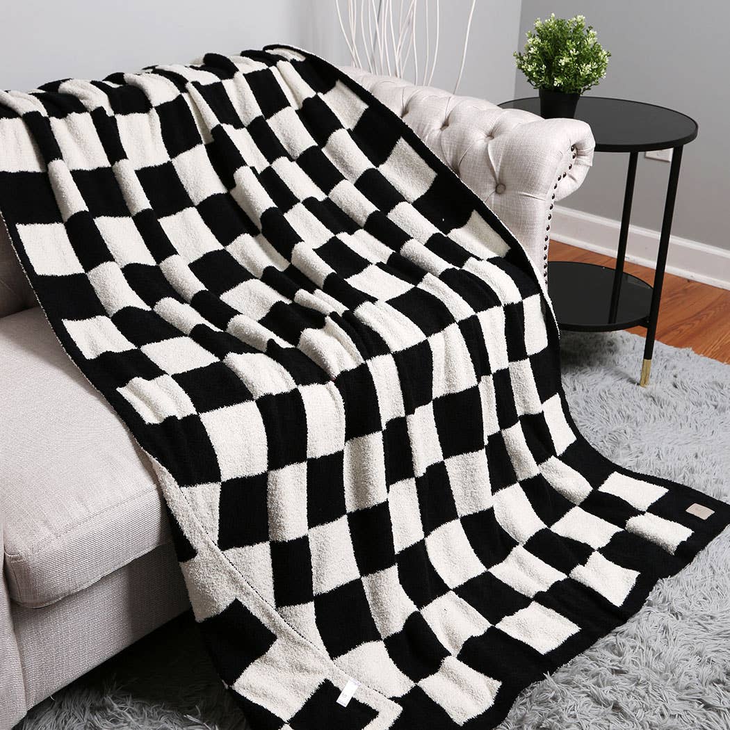 Checkered Throw Blanket