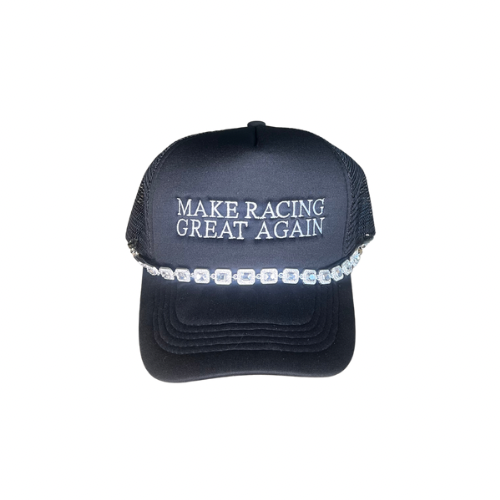 Trucker Hat Chain - Rhinestone Studded