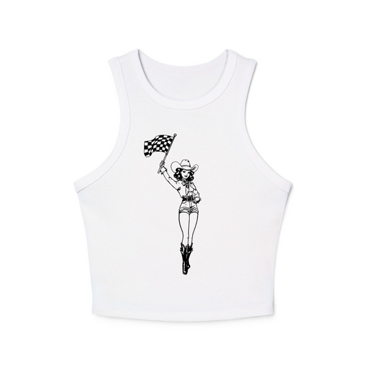 RACE QUEEN COUTURE - Retro Cowgirl Baby Tee