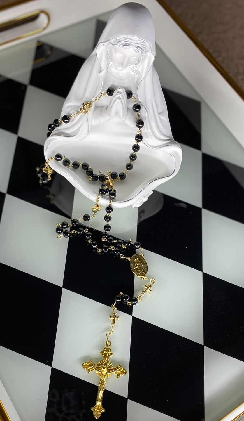 JETT Black Rosary