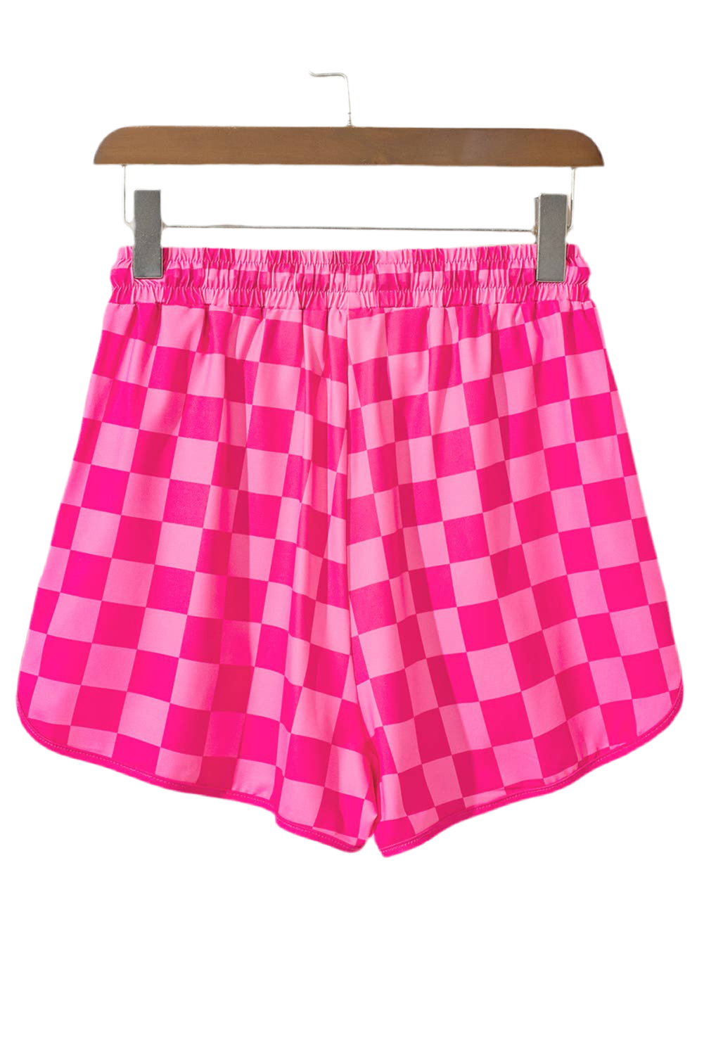 Checkered Drawstring Shorts - PINK *LIMITED EDITION*