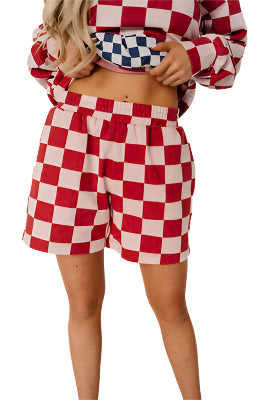 Checkered University Shorts - Block Party