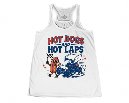 RACE QUEEN COUTURE - Hot Dogs & Hot Laps Racerback