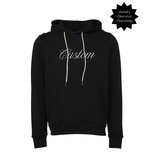 RACE QUEEN COUTURE Custom Signature Hooded Sweatshirt
