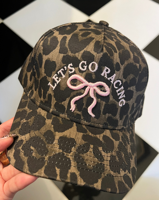 RACE QUEEN COUTURE “Let’s Go Racing” Leopard/Bubblegum Pink