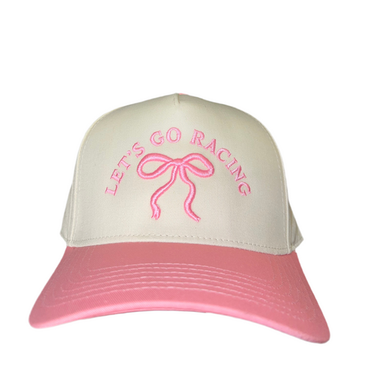 RACE QUEEN COUTURE “Let’s Go Racing” - Pink Snapback Hat