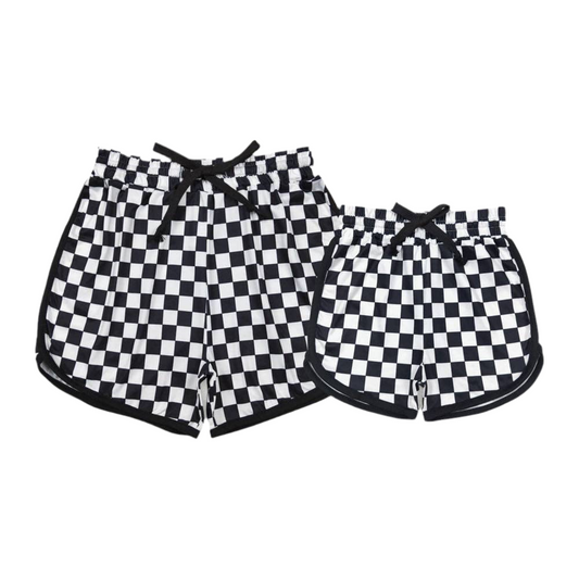 Checkered Mommy and Mini Shorts (Sold Separately)