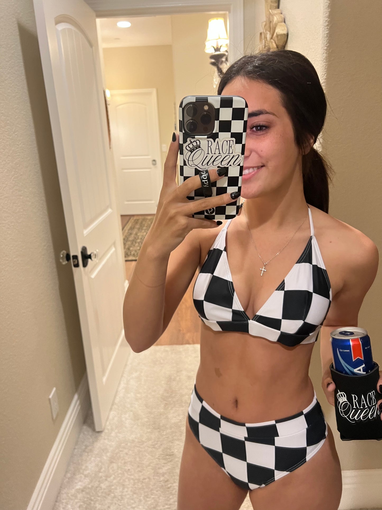 Checkered Swim Suit