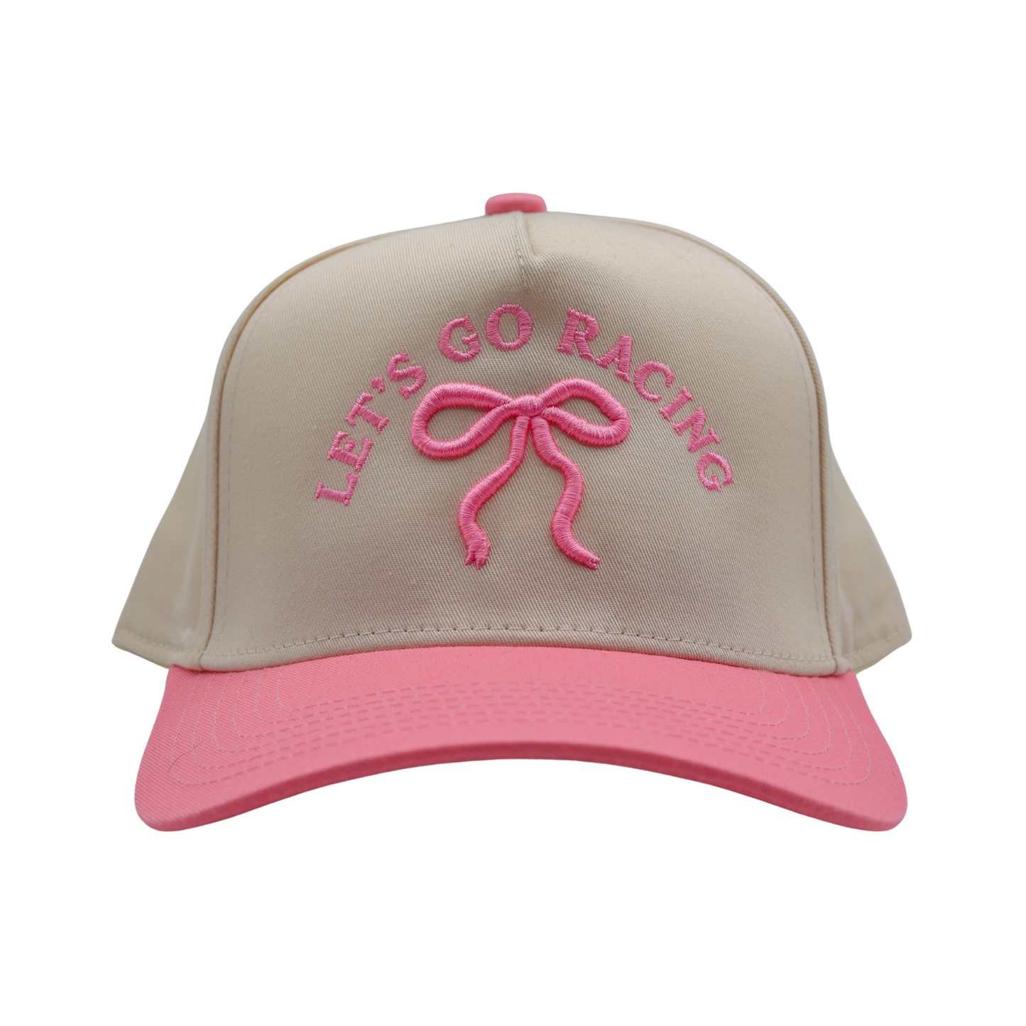 RACE QUEEN COUTURE “Let’s Go Racing” - Pink Snapback Hat
