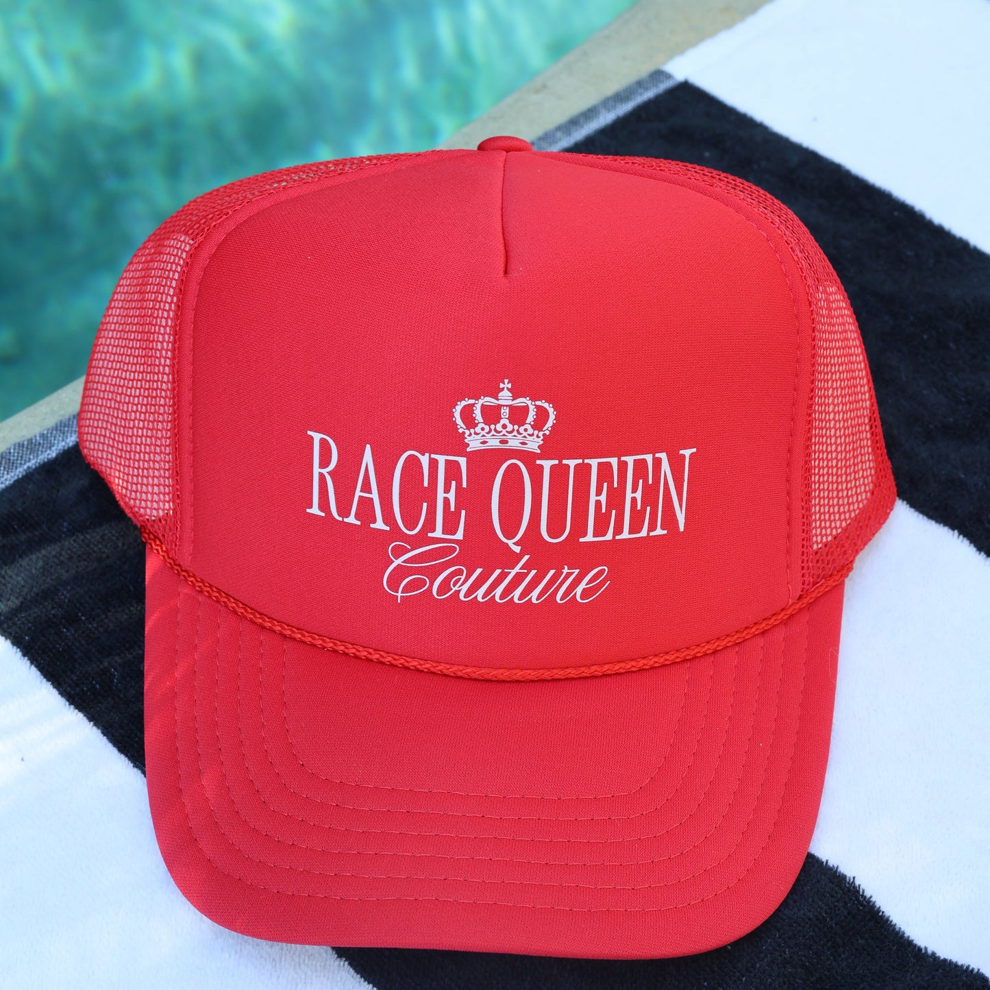RACE QUEEN COUTURE Colored Trucker Hats