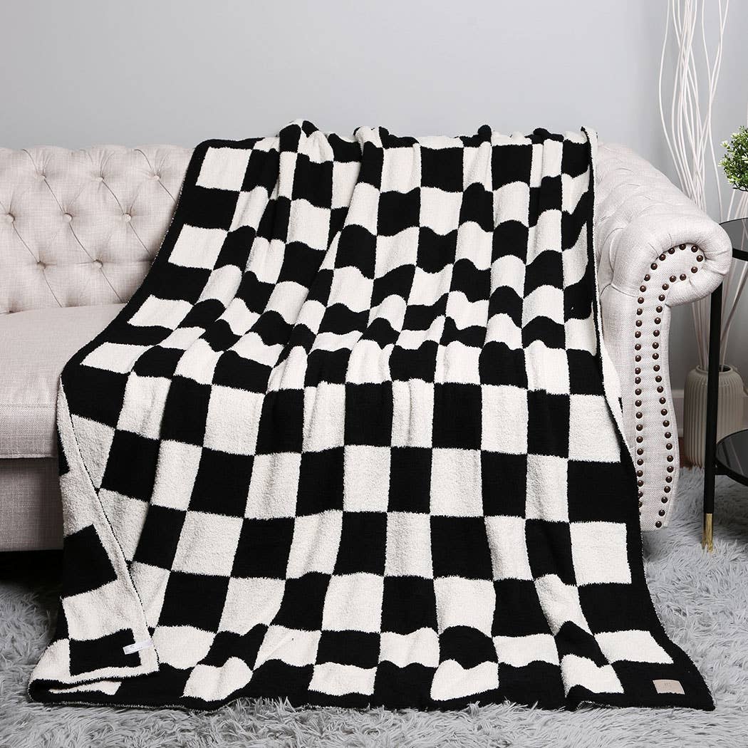 Checkered Throw Blanket