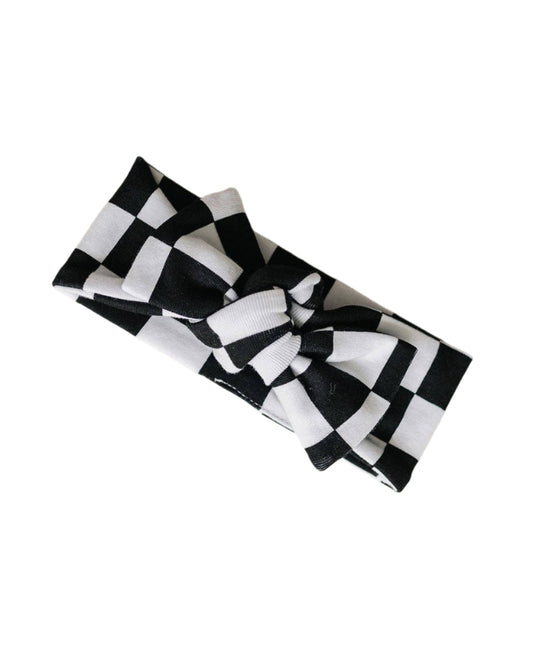 PIT PRINCESS Checkered Headband