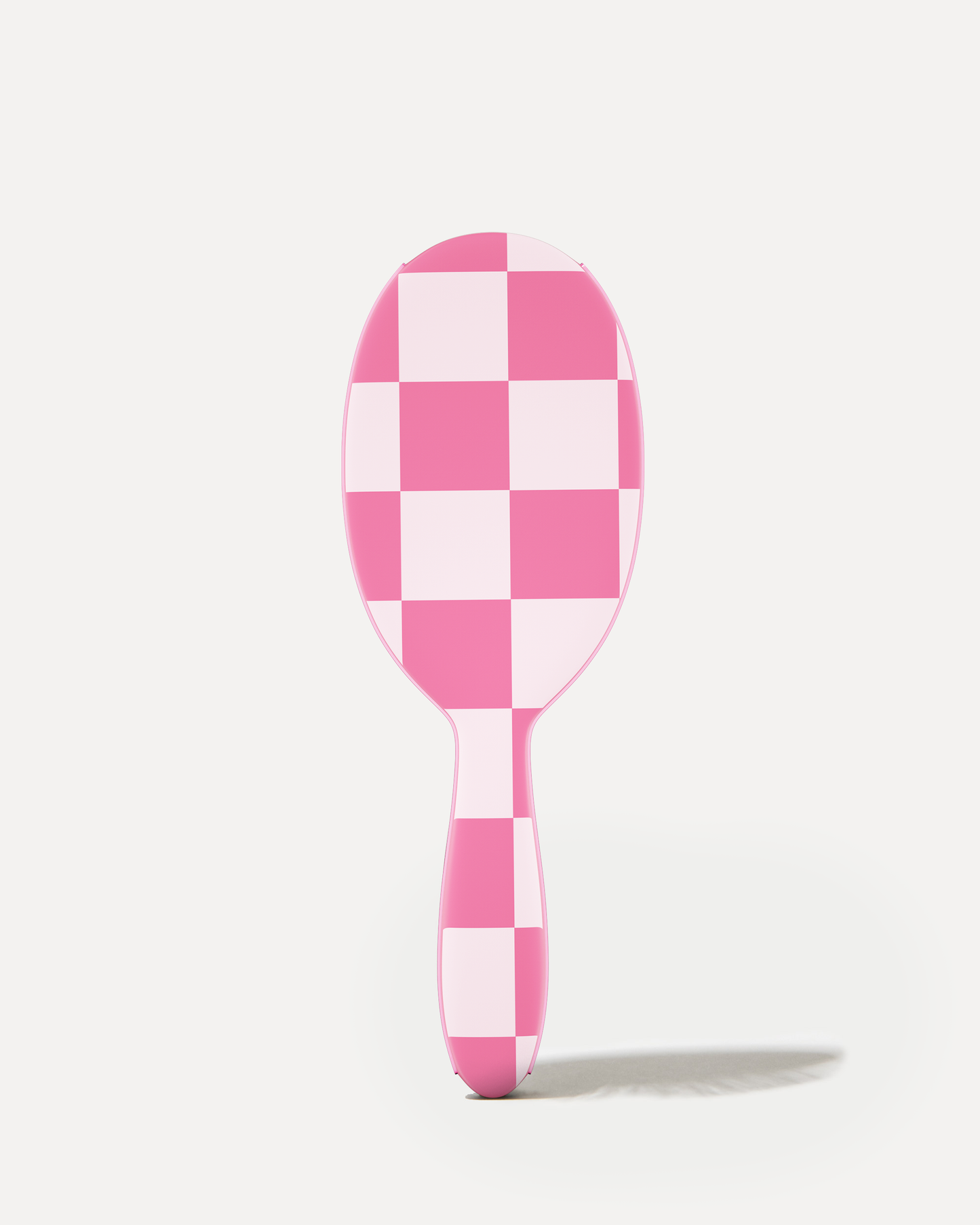Pink Checkered FRAMAR Detangling Wet Hair Brush