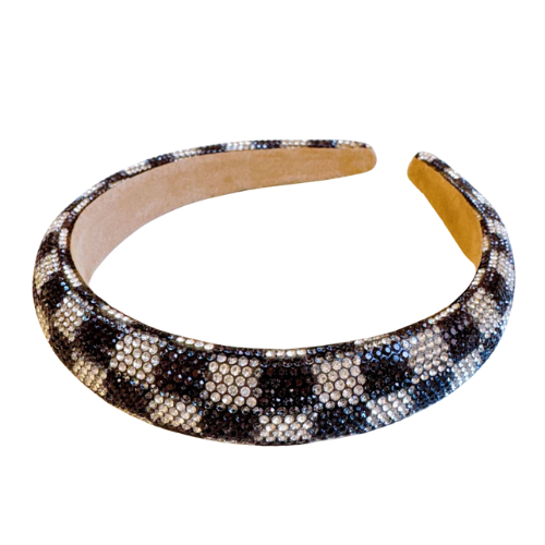 Checkered Glam Headband